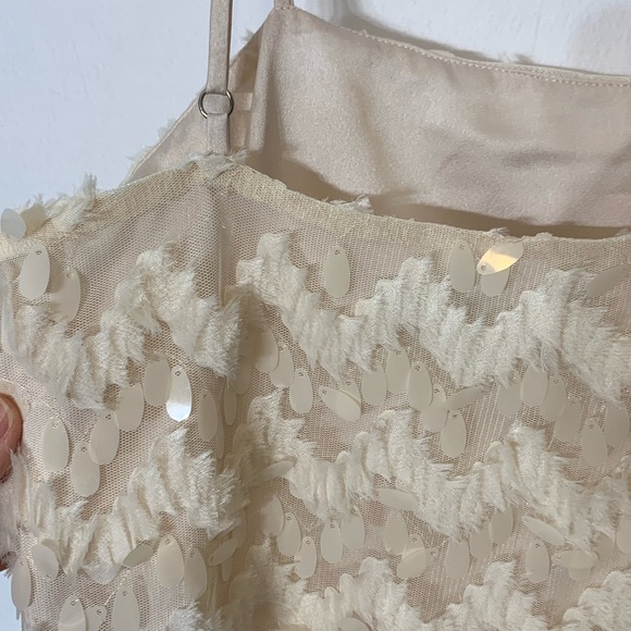 House of Harlow 1960 x REVOLVE Kristian Dress white sequined XS - Picture 5 of 7